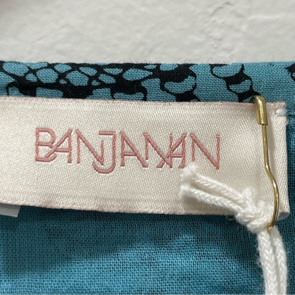 NWT Banjanan Bristol Pearl Midi Dress Women's XL Turquoise Pockets Long Sleeve - Picture 11 of 16